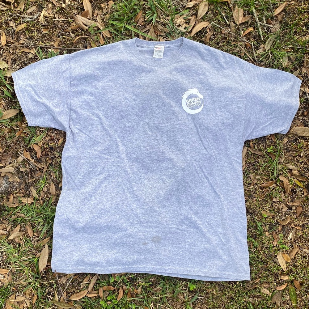 Green Dragon Colorado Short Sleeve Shirt 2XL Gray/White